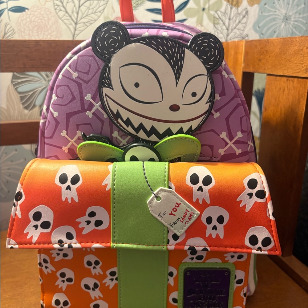 Nightmare Before Christmas Scary Teddy Gift Glow in the dark Loungefly. NWT